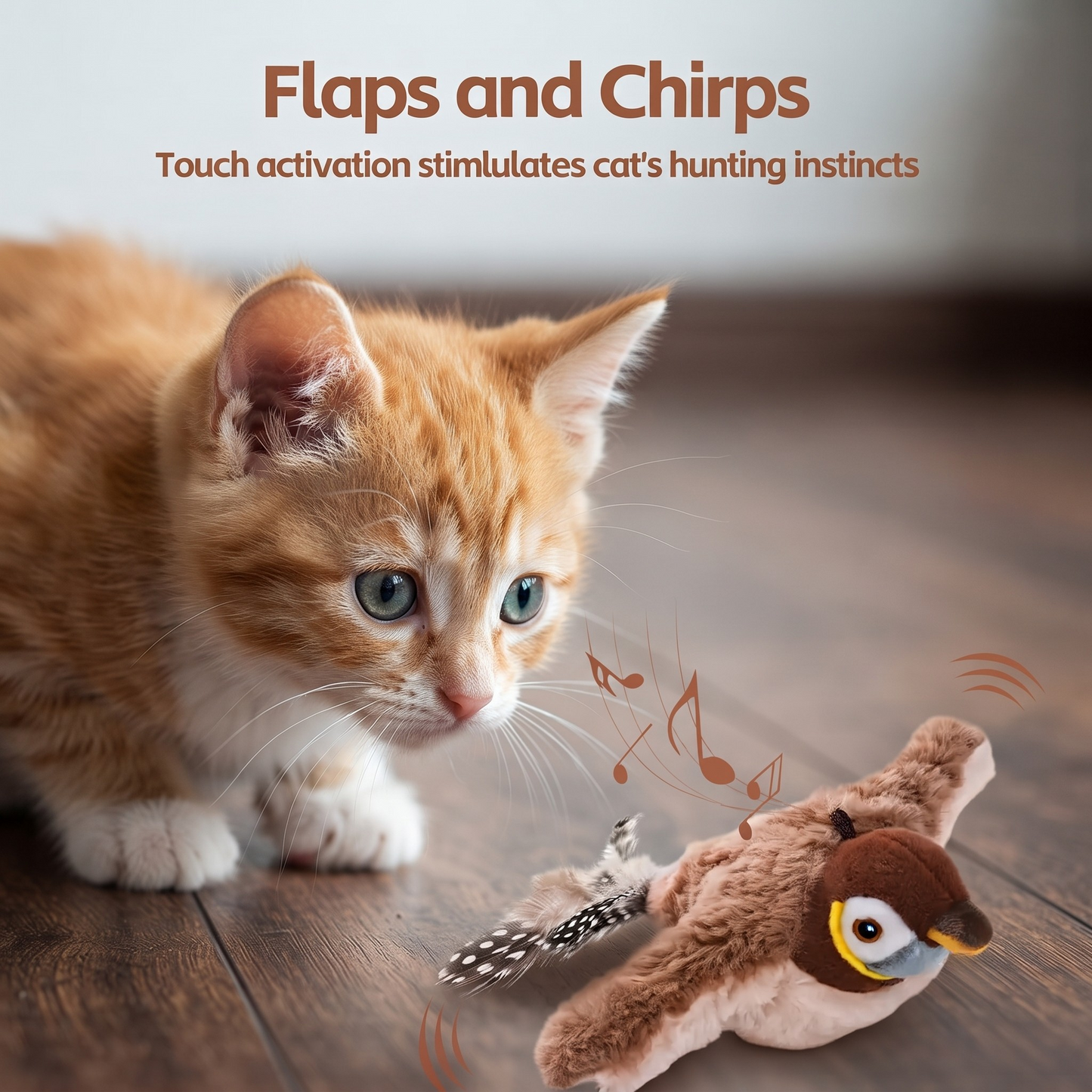 Flutter Prey Interactive Bird Toy