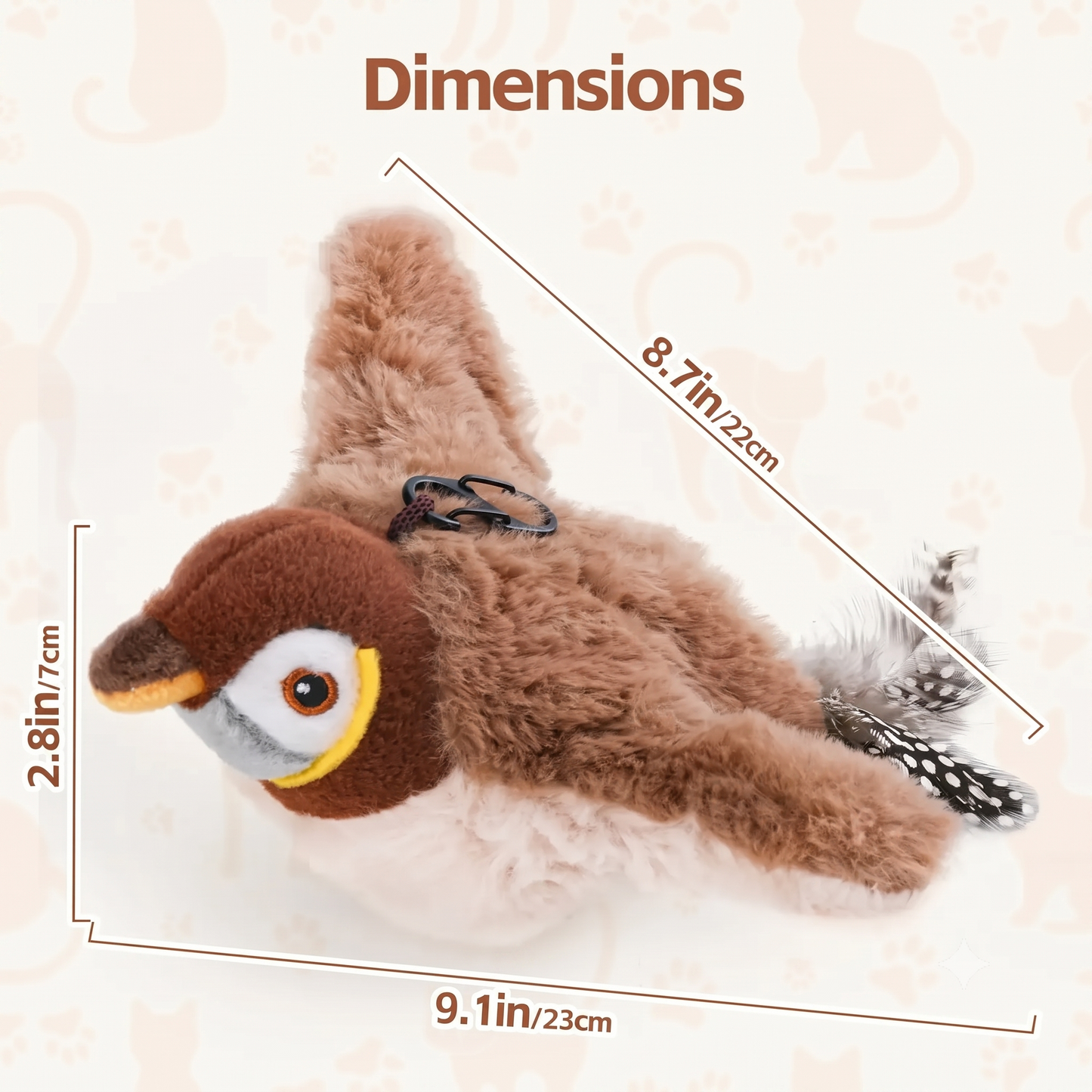 Flutter Prey Interactive Bird Toy